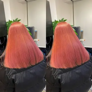 セミロング youres hair 新宿3丁目店所属・🍫ハイトーン✖︎ 髪質改善🍫柴田のヘアスタイル