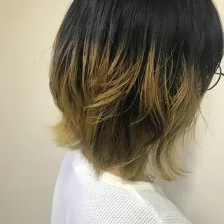 ショート カラー ヘアアレンジ AOI✩⡱ y2kネイルのネイルデザイン