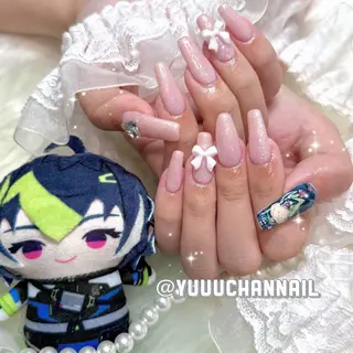 ネイル 痛ネイル🩷渋谷 🧸Yunaのネイルデザイン