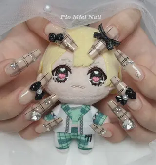 ネイル HANA 長さだしのネイルデザイン