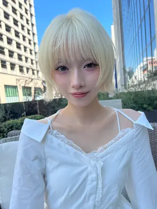 ショート カラー 望月威吹/表参道/レ イヤー/似合わせのヘアスタイル