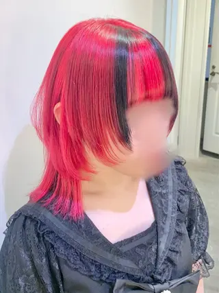 ミディアム 🥀暖色/エクステ/ ヘアメ/横浜/かなこのヘアスタイル