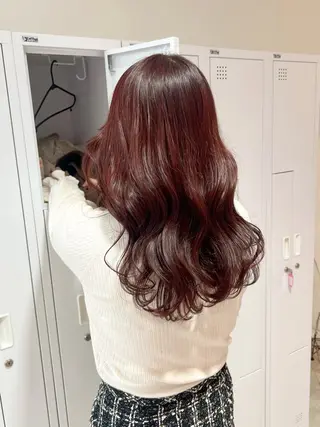 セミロング カラー 🎀ダブルカラー/ ピンク×ガーリー🎀のヘアスタイル