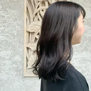 セミロング 韓国🇰🇷髪質改善 Chisaki치사키のヘアスタイル