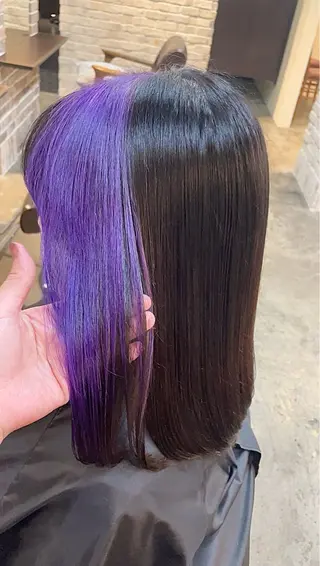 ミディアム カラー ACROあべの店所属・艶カラー/インナー /グラデ/大西小百合のヘアスタイル