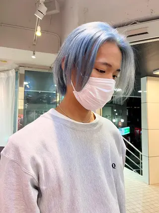 ショート カラー 💖デザインカラー/ タダ ハナカ💖のヘアスタイル