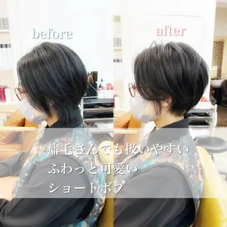 ショート カラー newline銀座所属・👑銀座ショート/ 絶壁補正/金子涼👑のヘアスタイル