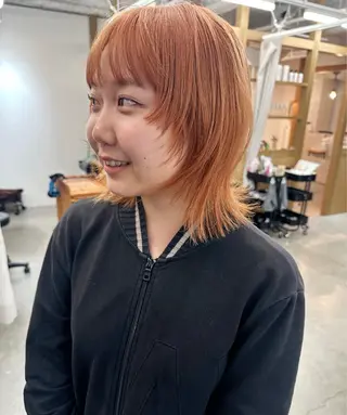 ミディアム カラー lelu所属・lelu / 佐々木のヘアスタイル