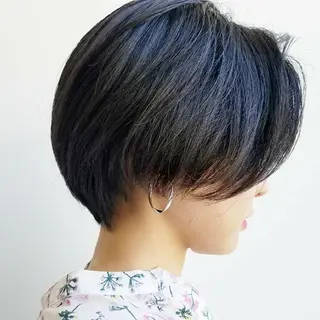 ショート カラー ヘアアレンジ パーマ iplus✴ まつげ、眉毛、耳つぼのマツエク・マツパデザイン