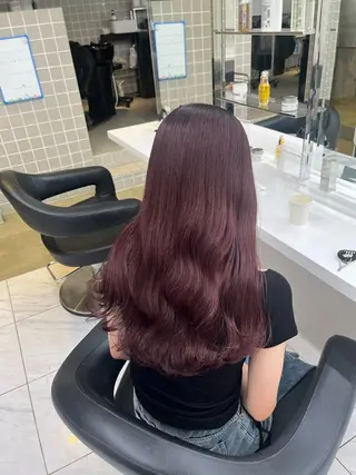 ロング カラー 🎀暖色/ラベンダー /paru🤍のヘアスタイル