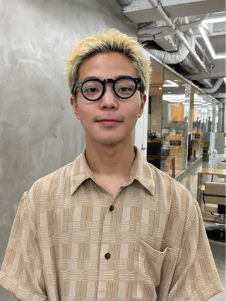 カラー メンズ メンズカット パーマ[佐橋]のヘアスタイル