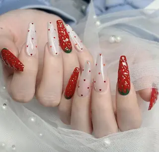 ロング カラー Bling Salonのネイルデザイン