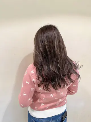 セミロング オーブヘアカメリア枚方店所属・AUBE HAIR 首藤優弥のヘアスタイル