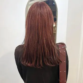 ミディアム カラー デザインカラー🥂 YUKAのヘアスタイル