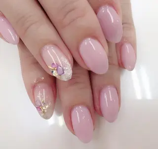 ネイル 北浦和 自爪育成ケアのネイルデザイン