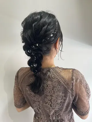 ロング ヘアアレンジ 佐々木 芽衣のヘアスタイル