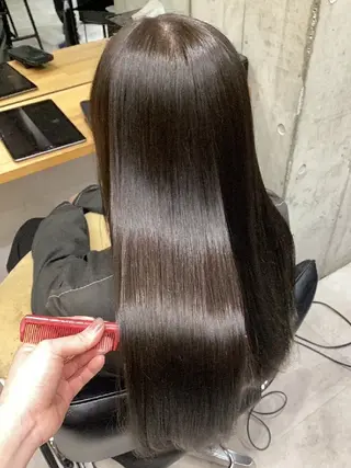 セミロング カラー ヘアアレンジ/透明感 カラー/AKARIのヘアスタイル