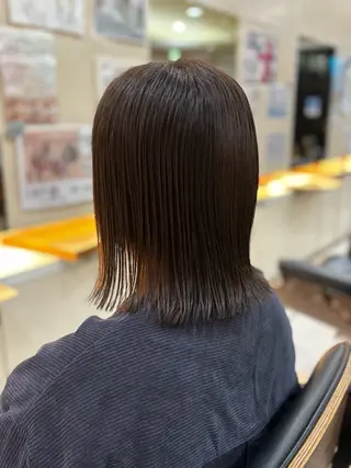 ミディアム 沖野 愛恵のヘアスタイル