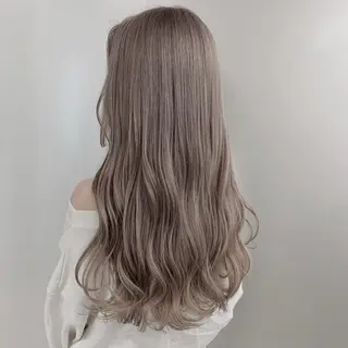 ロング カラー ☁️グレージュカラー TAKUYA☁️のヘアスタイル
