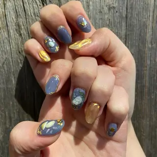 ネイル AOI✩⡱ y2kネイルのネイルデザイン