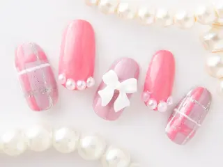 ネイル 💗🪽Tiary Nail🪽💗のネイルデザイン