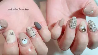 セミロング ネイル ネイルスタジオ シェイクユアハンズのネイルデザイン