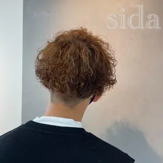 ショート パーマ メンズ sida西院店/ 西村真夜のヘアスタイル