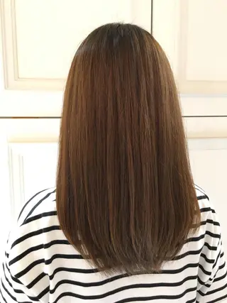 セミロング 田中 未澪のヘアスタイル