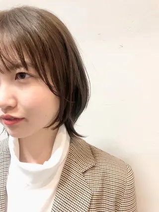 ショート カラー 千葉 郁也のヘアスタイル