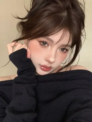 ロング MEI🎀垢抜けカラ ー🎀韓国styleのヘアスタイル