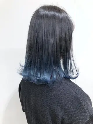 ミディアム ケアブリーチ 坪井佑樹のヘアスタイル