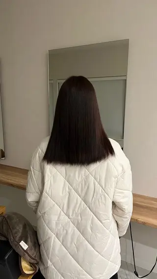 ミディアム 💭透明感/艶髪🫧 haluki🫧‪のヘアスタイル