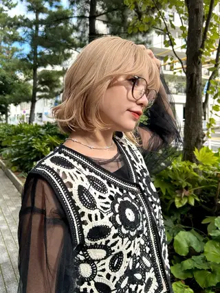 ショート カラー 透明感/ダブルカラー /kazui🐈のヘアスタイル