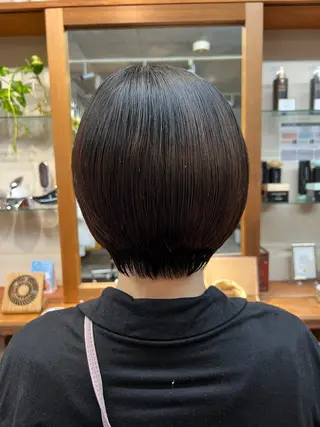 ショート 土田かほ/本日🈳 透明感カラー🍃のヘアスタイル