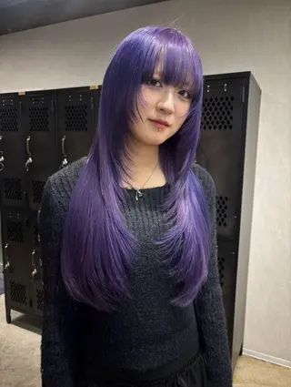 ロング カラー ブレンバイドット所属・ニュアンスカラー/ 🫧レミ(坊主)のヘアスタイル