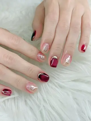 ネイル Agate miku🎀‧₊のネイルデザイン