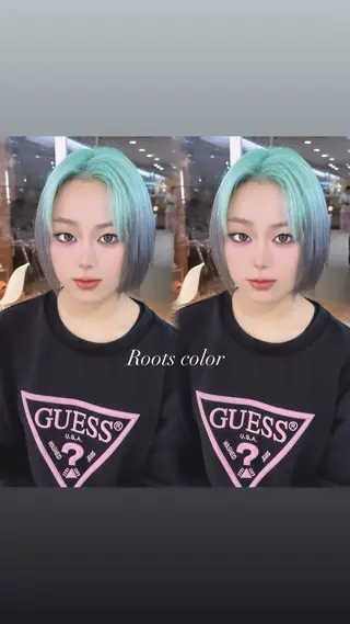 ミディアム 🦋森田さち /ハイトーン🦋のヘアスタイル