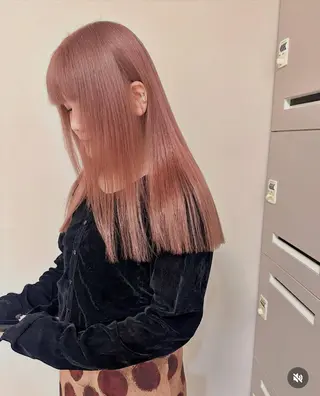 カラー ハイトーンベージュ カラー/さら🎀のヘアスタイル