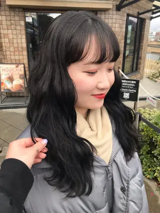ロング カラー knock【ノック】所属・烏丸韓国ヘア🇰🇷 ayaka🎀のヘアスタイル