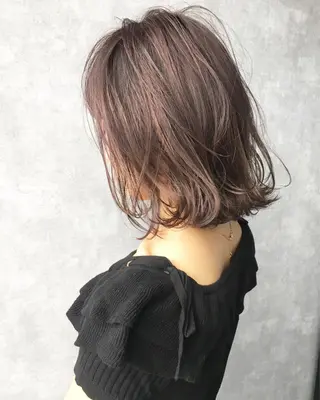 ショート カラー レイヤーカット BLend 渋谷のヘアスタイル