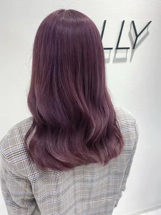 ロング カラー 💘韓国カラー💘 クルミのヘアスタイル