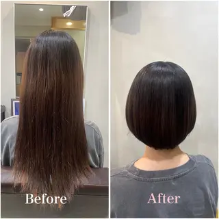 ショート 伊藤 実悠/豊橋/ 髪質改善カラーのヘアスタイル