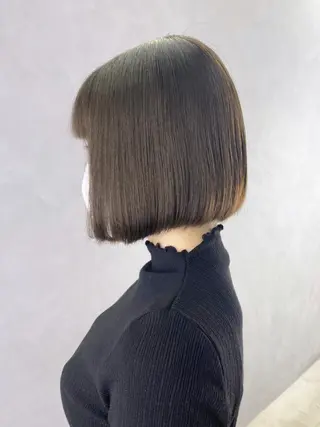 ショート パーマ カラー ヘアアレンジ ITbyALBUM 中野店のヘアスタイル