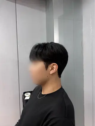 パーマ メンズ 梅田/パーマ/ 韓国メンズヘア/ハタのヘアスタイル