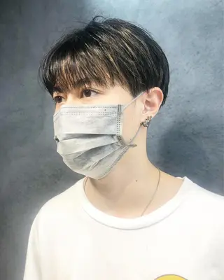 ヘアアレンジ メンズ ainico+所属・メンズ特化✂️栗原 侑也のヘアスタイル