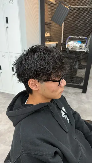 パーマ メンズ RIKIYA👑 北千住メンズ特化👑のヘアスタイル