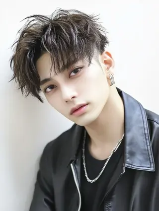 カラー メンズ lafit香椎所属・優作 【香椎カラー特化】のヘアスタイル