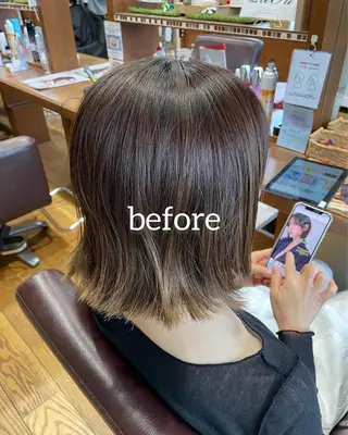 ミディアム パーマ ⭐️小玉 進也⭐️のヘアスタイル