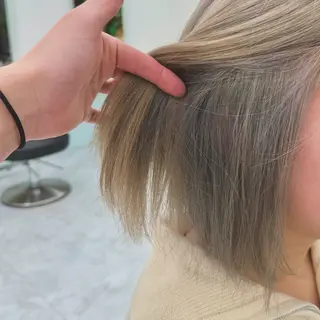 ショート カラー 韓国スタイル🇰🇷 トレンドレイヤー🪡のヘアスタイル