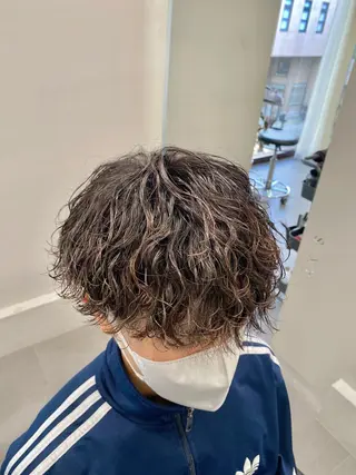 ショート パーマ メンズ 立川メンズパーマ職人 小泉文人のヘアスタイル